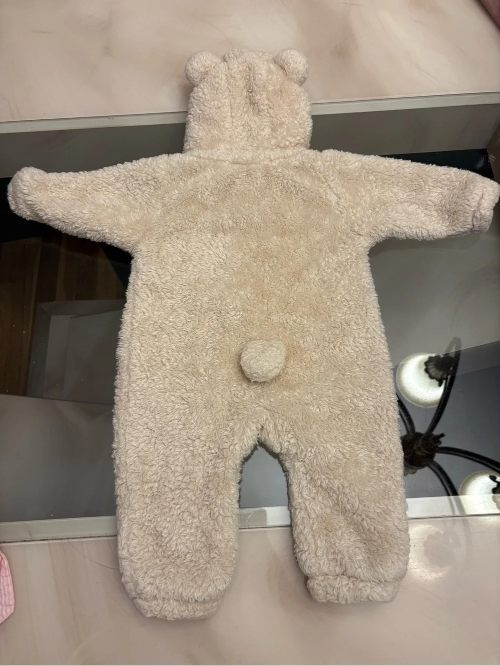Baby sherpa bear bunting size 66 (6-9 month)